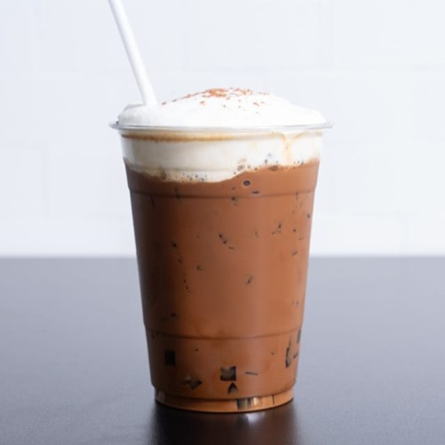 Sea Salt Iced Milk Coffee.